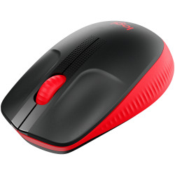 Logitech Bežični Miš M190 Crveni - Ergonomski dizajn, Dugotrajna baterija, Precizno praćenje, Plug&Play - thumbnail 2
