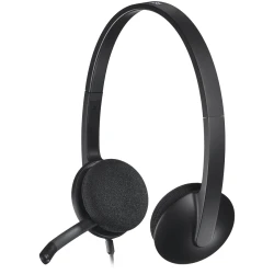 Logitech H340 USB Corded Headset - Crni, Visokokvalitetan Zvuk, Udoban Dizajn - thumbnail 4