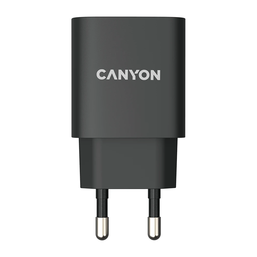 CANYON H-20 PD 20W Input: 100V-240V Output: 1 port charge: USB-C:PD 20W 5V3A/9V2.22A/12V1.67A  Eu - image 1