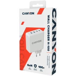 CANYON charger H-100 GaN PD 100W QC 3.0 30W White - thumbnail 3