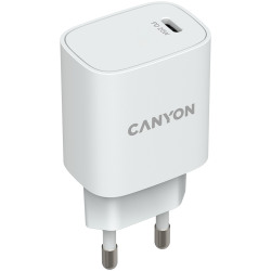 CANYON H-20 PD 20W Input: 100V-240V Output: 1 port charge: USB-C:PD 20W 5V3A/9V2.22A/12V1.67A  Eu - thumbnail 2