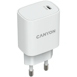 CANYON H-20 PD 20W Input: 100V-240V Output: 1 port charge: USB-C:PD 20W 5V3A/9V2.22A/12V1.67A  Eu - thumbnail 2
