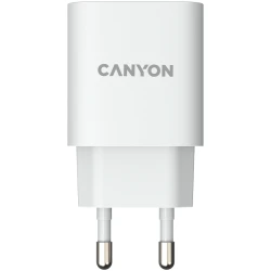 CANYON H-20 PD 20W Input: 100V-240V Output: 1 port charge: USB-C:PD 20W 5V3A/9V2.22A/12V1.67A  Eu - thumbnail 1