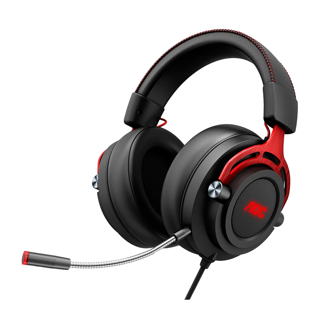 AOC Gaming Headset USB Omnidirectional Virtual 7.1 Surround PC only cable lenght 2.0 m 2Y - image 1