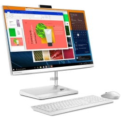 Lenovo All in One IdeaCentre 3 24ALC6 23.8" Ryzen 5 5500U White F0G100HGSC - thumbnail 2