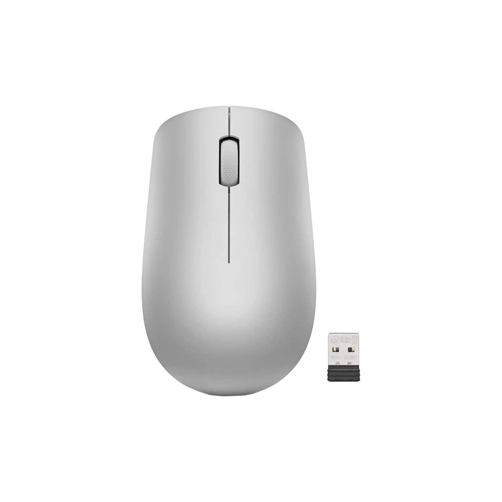 Lenovo 530 2.4 GHz Wireless Mouse Optical1200 DPI  3x Buttons Platinum Grey 1Yr - image 1