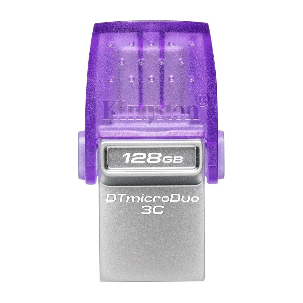 Kingston 128GB DataTraveler microDuo 3C 200MB/s dual USB-A + USB-C EAN: 740617328165 - image 1