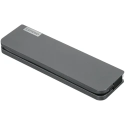 Lenovo MiniDock 1xHDMI 1xVGA 1 ext.display 1xUSB-C 3.1Gen1 1xUSB-A 3.1Gen1 1xUSB2.0 1x3.5mm combo 1xRJ45 charging - thumbnail 1