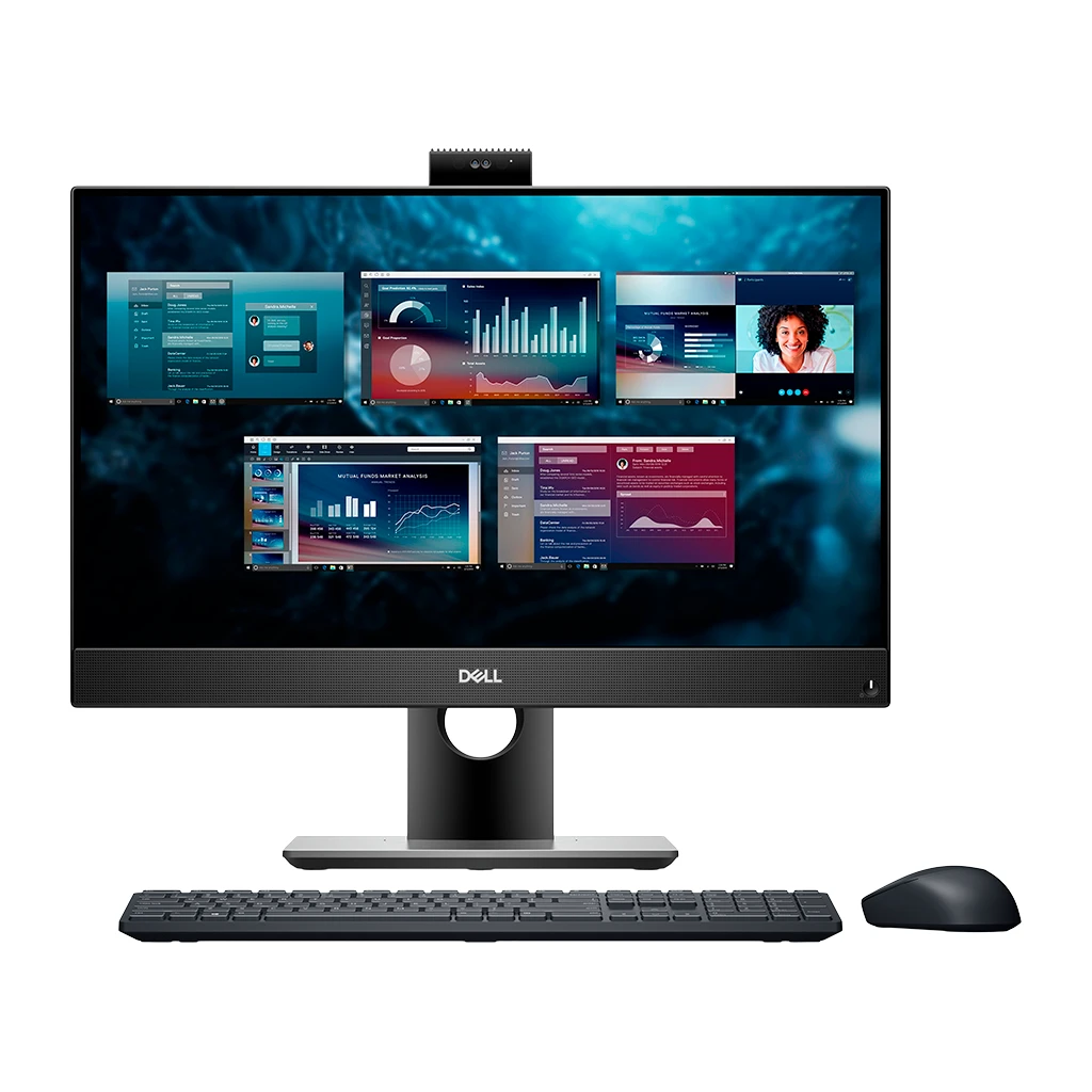 Dell Optiplex 5490 AIO Core i5-10500T 8GB 256GB SSD 23.8 FHD Integrate Adj Stand Cam - image 1