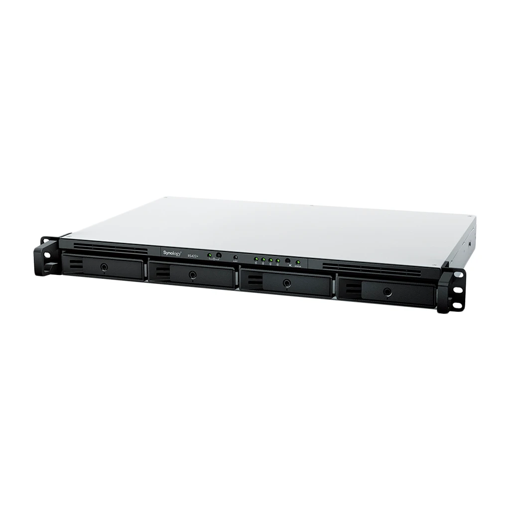 Synology NAS RS422+ rack AMD Ryzen R1600 2GB DDR4 4-bay  USB LAN 2x1GbE 1U - image 1