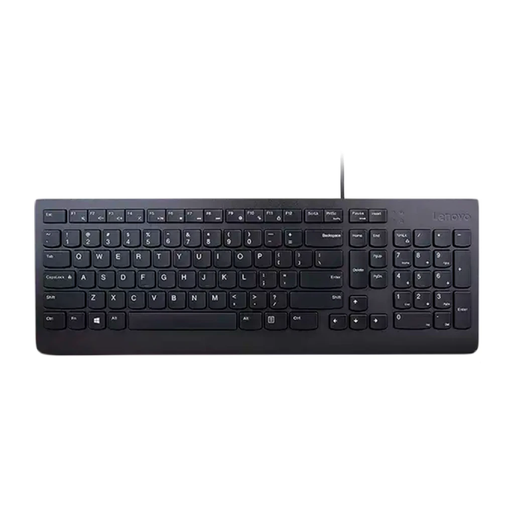Lenovo Essential Wired Keyboard Black - BiH 103P - image 1