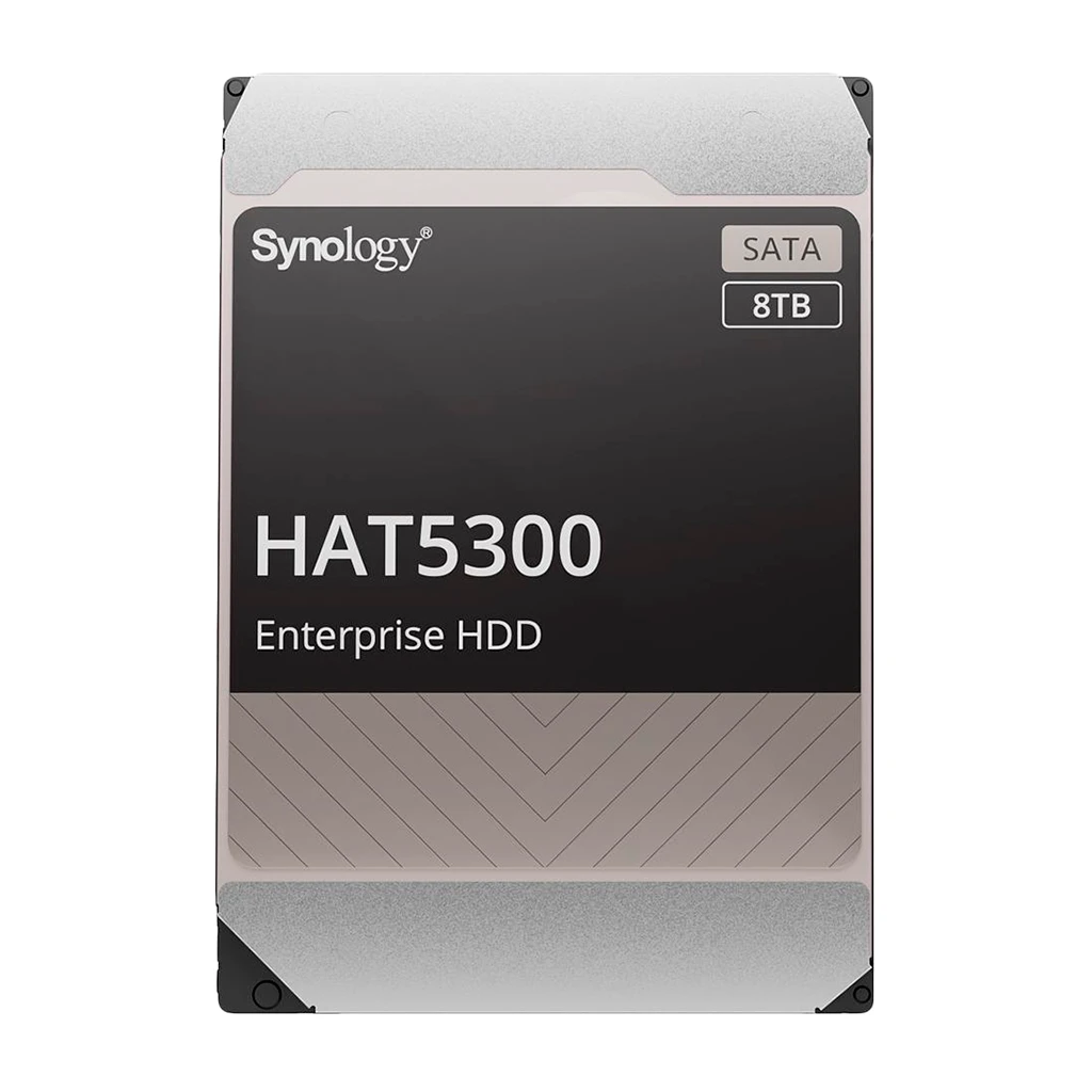 Synology HAT5300-8T 8TB 3.5" HDD SATA 6Gb/s 512e; 7200rpm Buffer size : 256MiB MTTF 2M - image 1