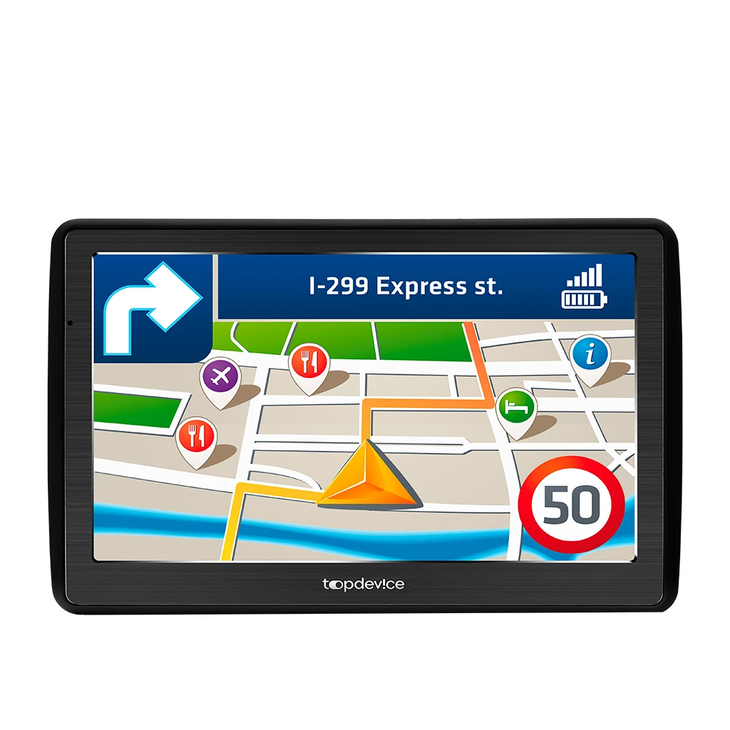 Topdevice GPS Navigator 770 7" 800*480 TN display WinCE 6.0 800MHz Mstar MSB2531 Cortex A7 - image 1