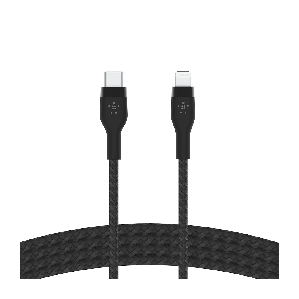 Belkin BOOST CHARGE Silicone cable USB-A to Lightning - 2M - Black - image 1