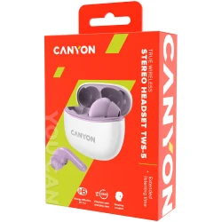 CANYON headset TWS-5 Purple - thumbnail 5