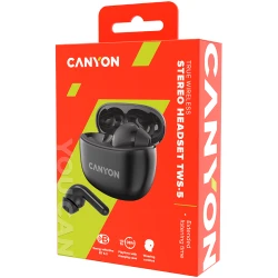CANYON headset TWS-5 Black - thumbnail 5
