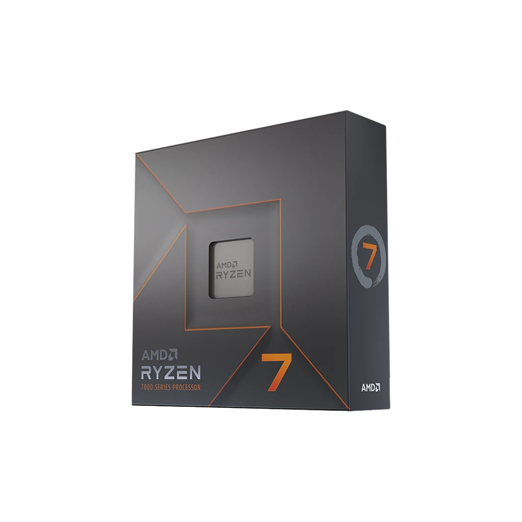 AMD CPU Desktop Ryzen 7 8C/16T 7700X 4.5/5.0GHz Boost40MB105WAM5 box with Radeon Graphics - image 1