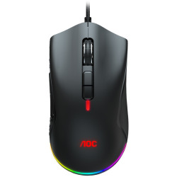 AOC Gaming Mouse GM530 Wired USB 2.0 Palm Claw Ergonomic Right handed 2 profiles 16000 - thumbnail 1