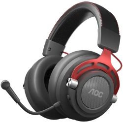 AOC Gaming Wireless Headset GH401 2.4 GHz with USB Reciever 3.5 mm Stereo Unidirectional Detachable - thumbnail 1