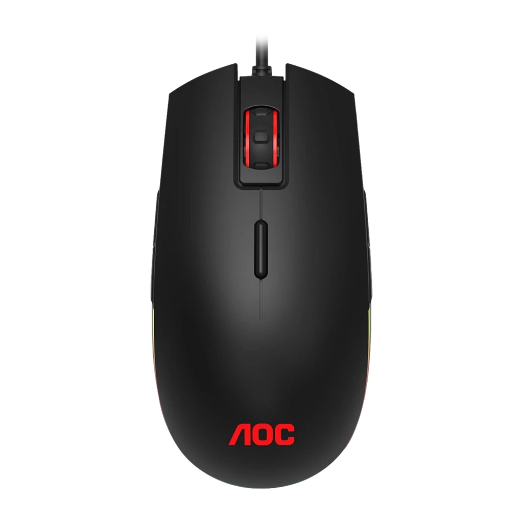AOC Gaming Mouse GM500 Wired USB 2.0 AOC G-Tools Palm Claw Ambidextrous 8 programmable 1 - image 1