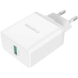 CANYON H-36-01 QC3.0 36W WALL Charger with 1-USB A   Input: 100V-240V Output: - thumbnail 2