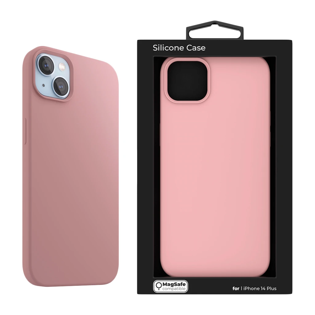Next One MagSafe Silicone Case for iPhone 14 Max Ballet Pink - image 1