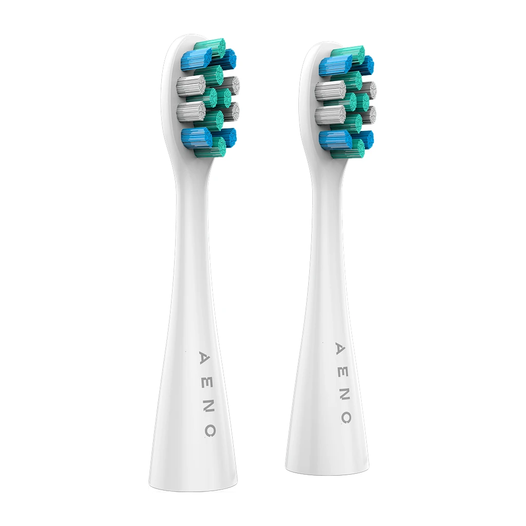 AENO Replacement toothbrush heads White Dupont bristles 2pcs in set for ADB0001S/ADB0002S - image 1