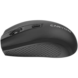 CANYON MW-7 2.4Ghz wireless mouse 6 buttons DPI 800/1200/1600 with 1 AA battery size 110*60*37mm58gblack - thumbnail 4