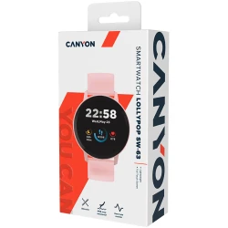CANYON Lollypop SW-63 Smart watch 1.3inches IPS full touch screen Round watch IP68 waterproof multi-sport - thumbnail 6