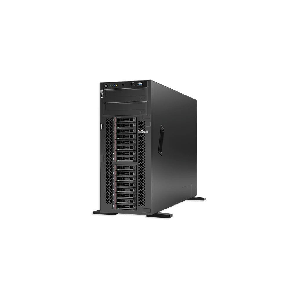 Lenovo ThinkSystem ST550 Tower; 1x Xeon Silver 4208 8C 85W 2.1G; 1x 16GB 2Rx8 2933; - image 1