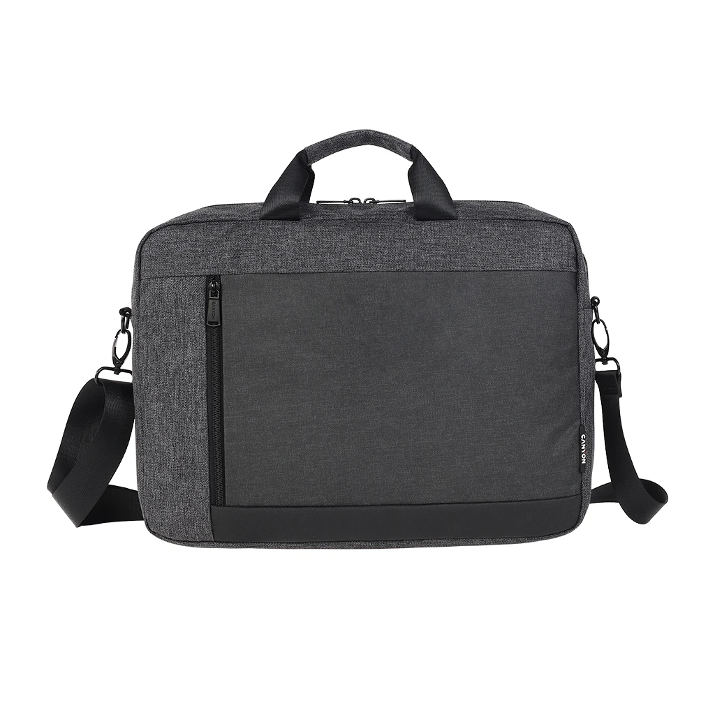 CANYON B-5 Laptop bag for 15.6 inch410MM x300MM x 70MMDark GreyExterior materials: 100% PolyesterInner materials:100% - image 1