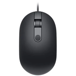 Dell MS819 USB Mouse Optical 1000 DPI 3 Buttons Fingerprint Reader Black 1 Yr - thumbnail 2
