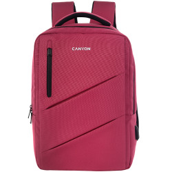 CANYON BPE-5 Laptop backpack for 15.6 inch Product spec/sizemm: 400MM x300MM x 120MM+60MM Red EXTERIOR - thumbnail 1