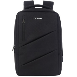 CANYON BPE-5 Laptop backpack for 15.6 inch Product spec/sizemm: 400MM x300MM x 120MM+60MMBlack EXTERIOR materials:100% - thumbnail 1