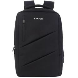 CANYON BPE-5 Laptop backpack for 15.6 inch Product spec/sizemm: 400MM x300MM x 120MM+60MMBlack EXTERIOR materials:100% - thumbnail 1