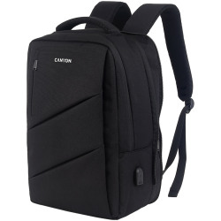 CANYON BPE-5 Laptop backpack for 15.6 inch Product spec/sizemm: 400MM x300MM x 120MM+60MMBlack EXTERIOR materials:100% - thumbnail 2