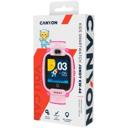 CANYON kids watch Jondy KW-44 4G Camera GPS Music Pink - thumbnail 4