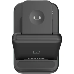 CANYON WS-304 Foldable  3in1 Wireless charger with touch button for Running water light Input - thumbnail 3