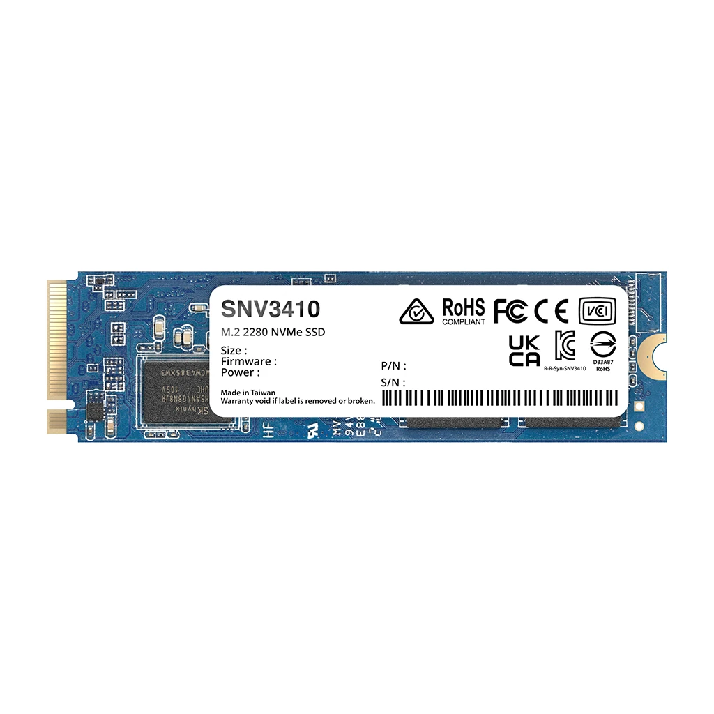 Synology 800GB SNV3410 NVMe M.2 2280 SSD - image 1