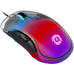 CANYON Miš GM-728 LED Crystal 7 dugmadi Žičani Crni - 7 dugmadi, Žičani dizajn, Ergonomski oblik, LED osvjetljenje - thumbnail 2