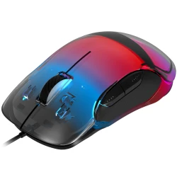 CANYON Miš GM-728 LED Crystal 7 dugmadi Žičani Crni - 7 dugmadi, Žičani dizajn, Ergonomski oblik, LED osvjetljenje - thumbnail 4