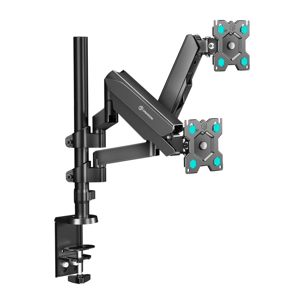 ONKRON Stalak za Dva Monitora G140-B 13-32" - Podesiv, Čvrst, VESA Mount - image 1