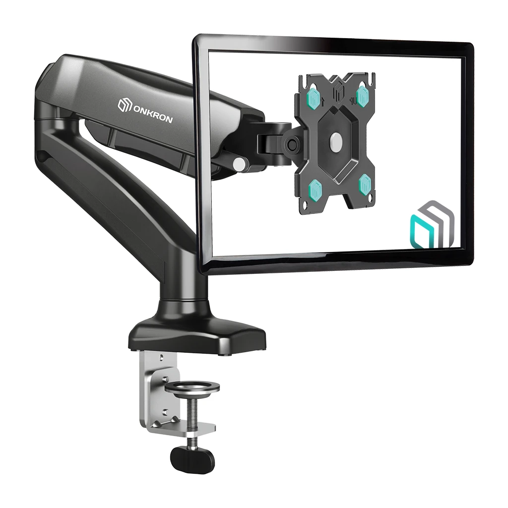 ONKRON Monitor Desk Mount G80-B, za 13-32 Inča, Do 8 kg, VESA Kompatibilan, 360° Rotacija - image 1
