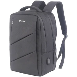 CANYON BPE-5 Laptop backpack for 15.6 inchProduct spec/sizemm: 400MM x300MM x 120MM+60MMGrey Canyon LogoEXTERIOR materials:100% - thumbnail 2