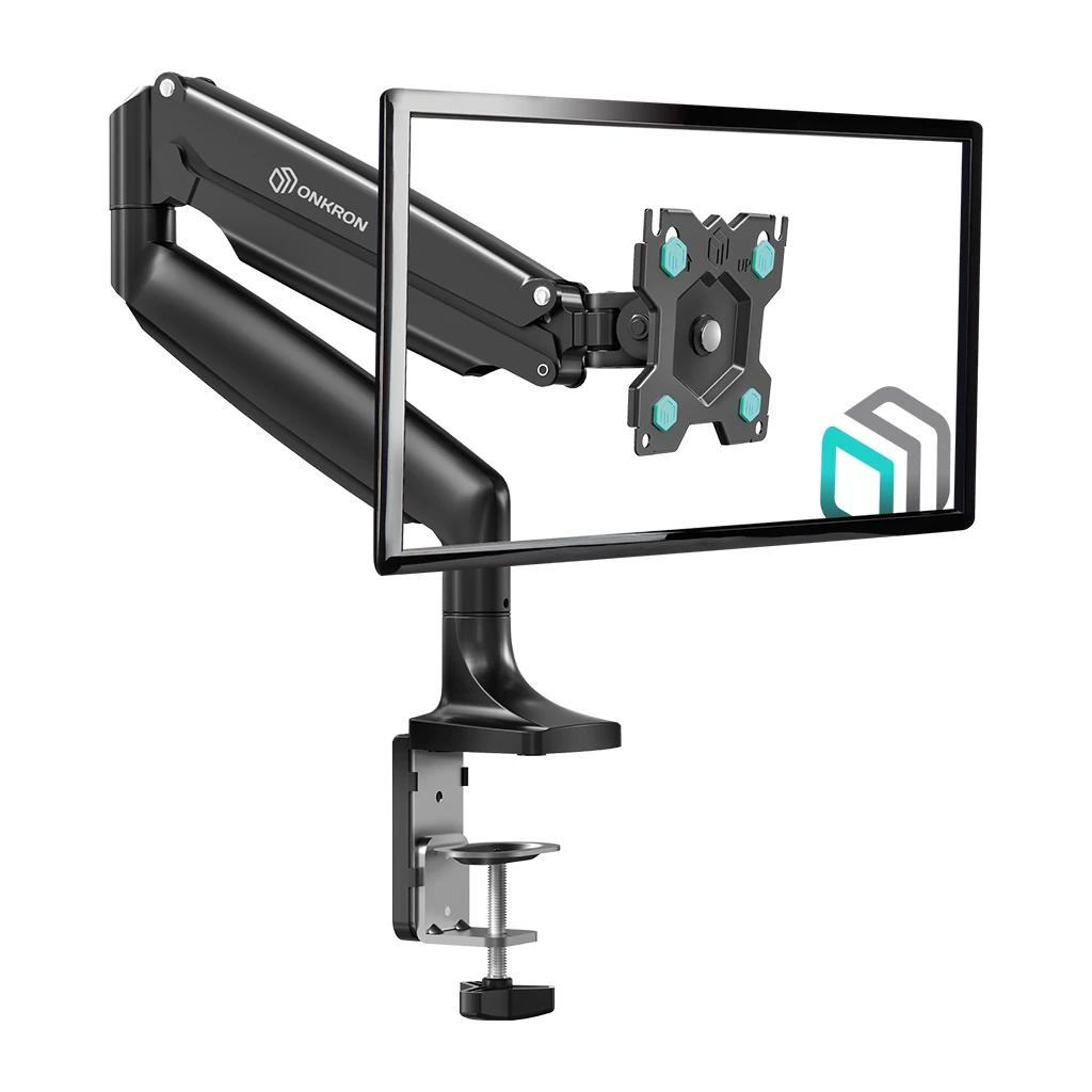 ONKRON Stolni Nosač za Monitore G100-B 13-32 Inča - Čvrst i Podesiv, do 9kg - image 1