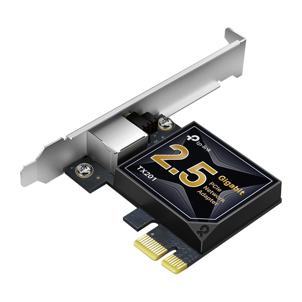 TP-Link TX201 2.5 Gigabit PCI Express Network Adapter PCIe 2.1 ×1 Support 2.5/1 Gbps and - image 1