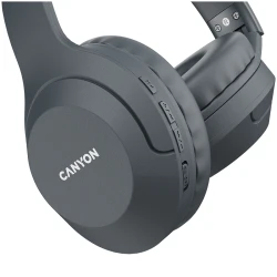 CANYON BTHS-3 Canyon Bluetooth headsetwith microphone BT V5.1 JL6956 battery 300mAh Type-C charging plug PU - thumbnail 4