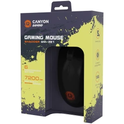 CANYON Shadder GM-321 Optical gaming mouse Instant 725F ABS material huanuo 5 million cycle switch - thumbnail 6