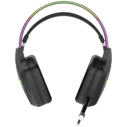 CANYON Darkless GH-9A RGB gaming headset with Microphone Microphone frequency response: 20HZ~20KHZ  ABS+ PU - thumbnail 3