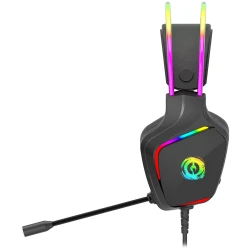 CANYON Darkless GH-9A RGB gaming headset with Microphone Microphone frequency response: 20HZ~20KHZ  ABS+ PU - thumbnail 5